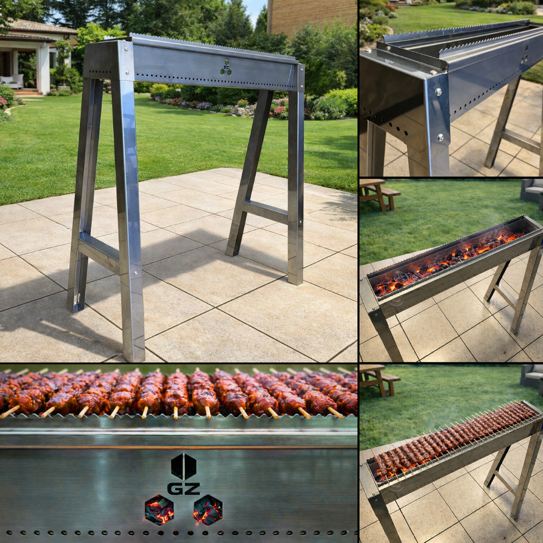 FOCUS® | Braciere da Arrosticini in Acciaio Inox